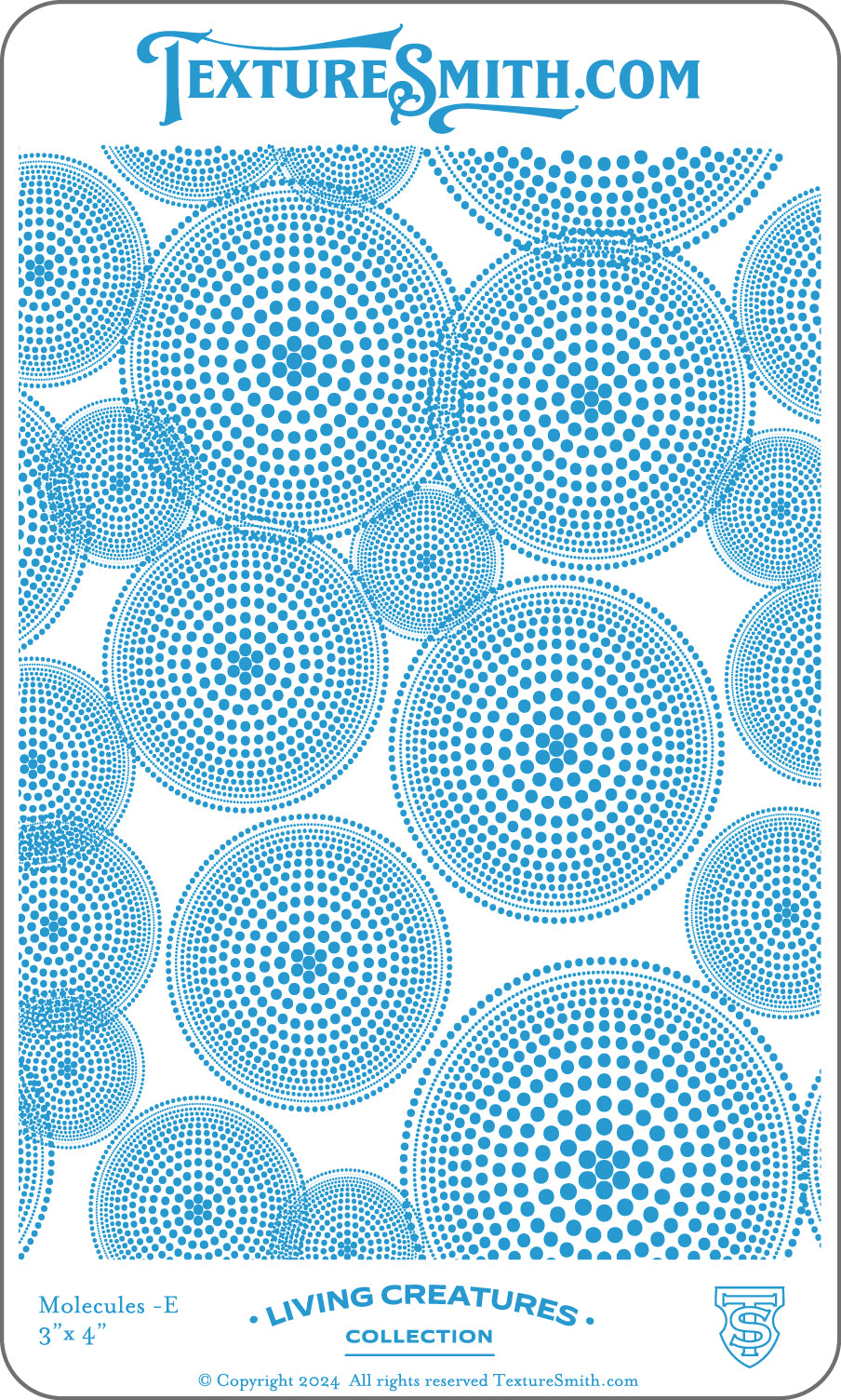graphic TextureSmith Texture Mat - Living Creatures Collection - Molecules