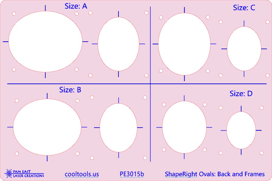Pam East ShapeRight™ Forming System - Ovals - Cool Tools