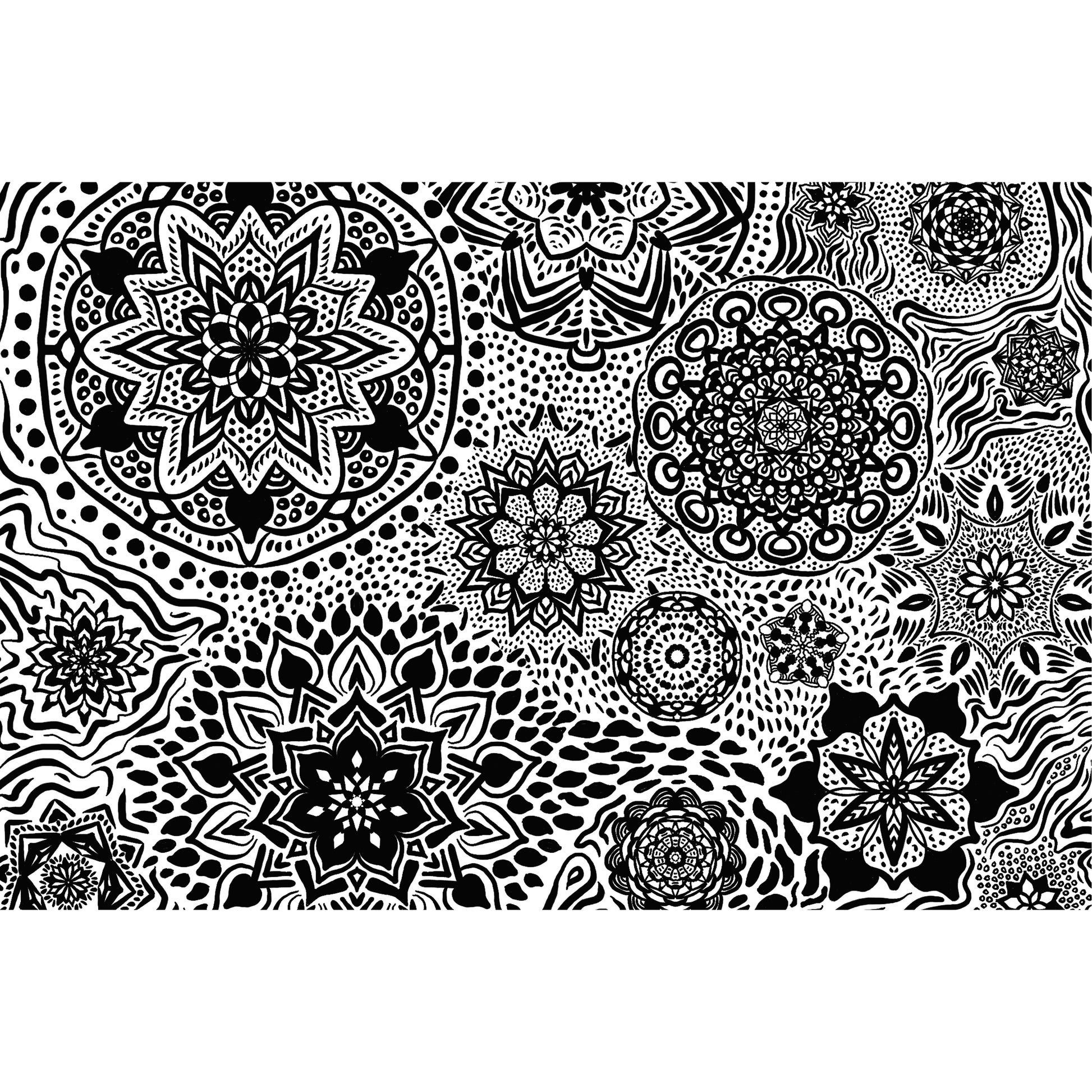 Pam East Texture Mat - Mandala Mirage graphic