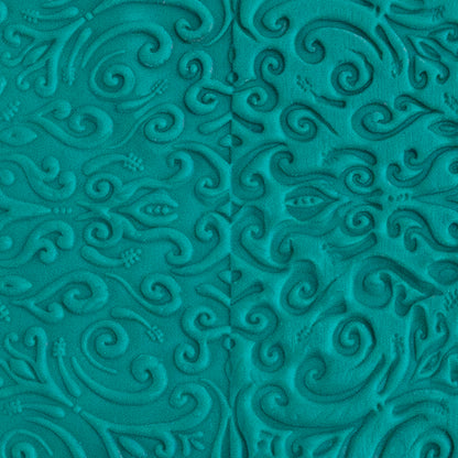 green clay sample of Pam East Texture Mat - Radiant Spring