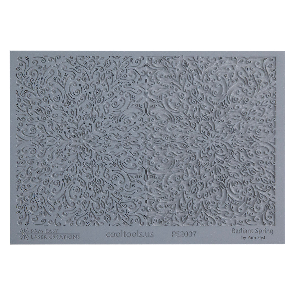 gray rubber Pam East Texture Mat - Radiant Spring