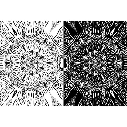 Pam East Texture Mat - Seed Burst graphic