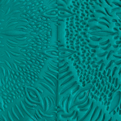 green clay sample of Pam East Texture Mat - Seed Burst