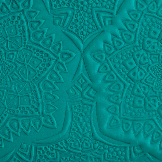 green clay sample of Pam East Texture Mat - Jasmine Dream