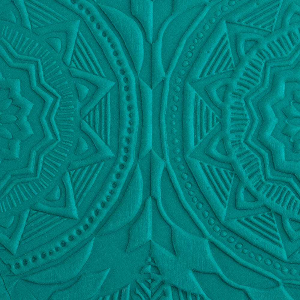 green clay sample of Pam East Texture Mat - Radiance