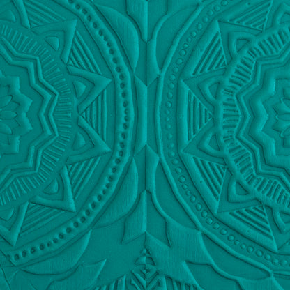 green clay sample of Pam East Texture Mat - Radiance