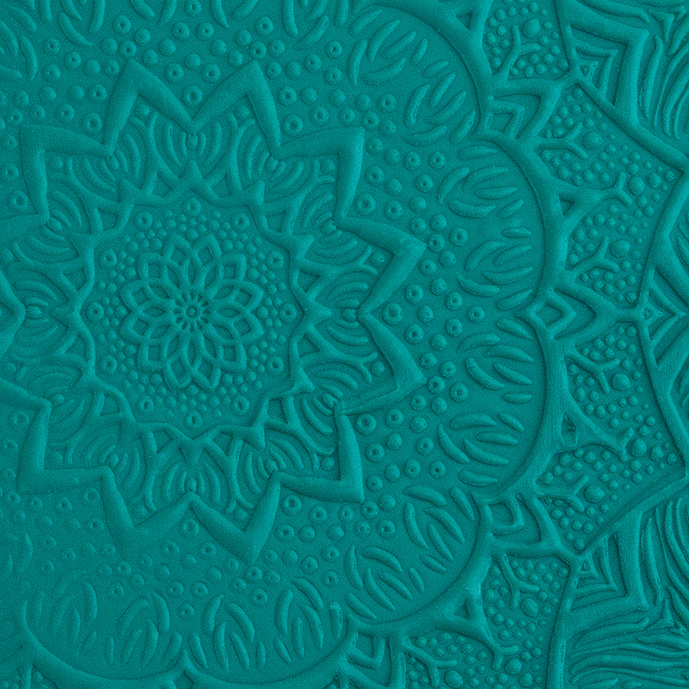 green clay sample of Pam East Texture Mat - Indian Summer