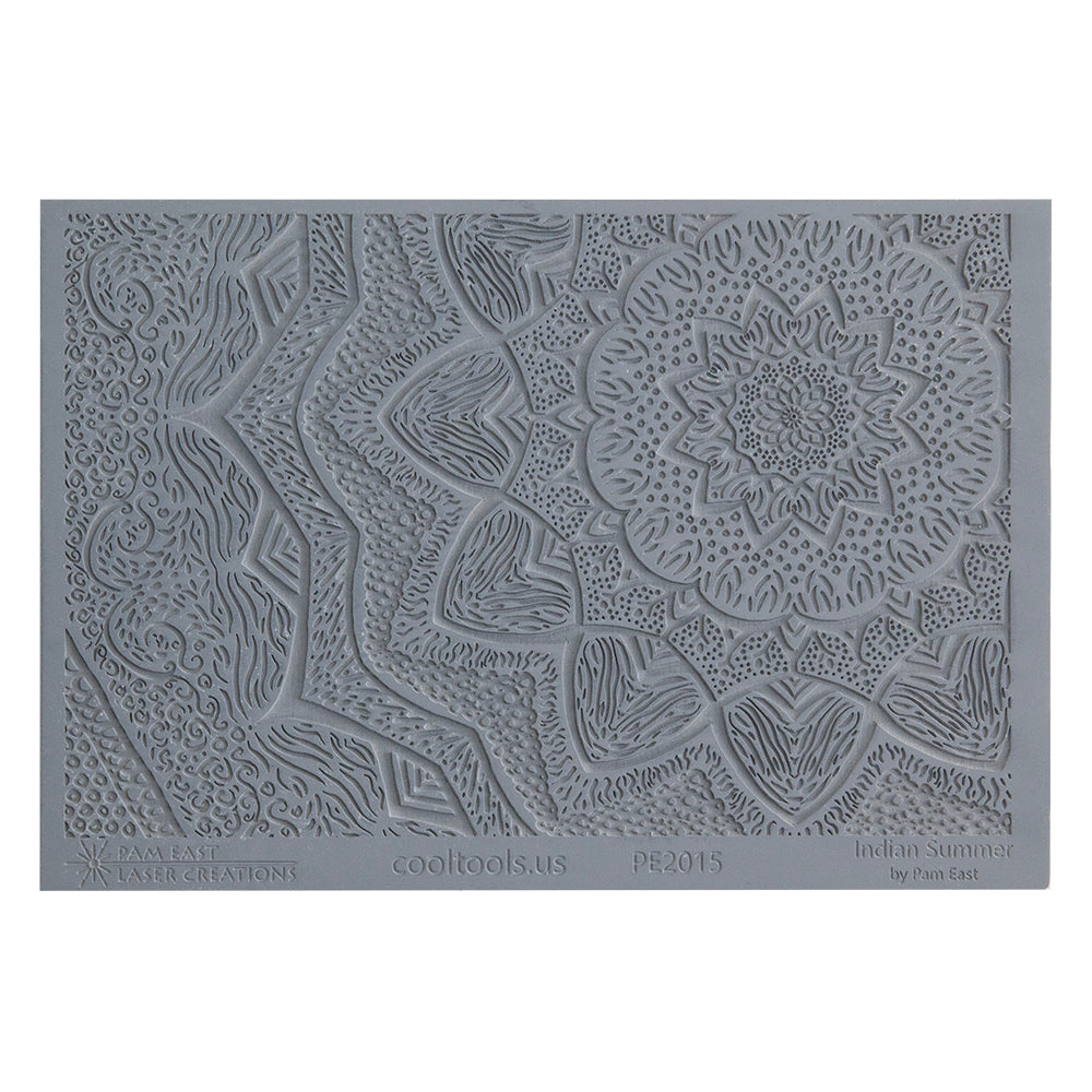 gray rubber Pam East Texture Mat - Indian Summer