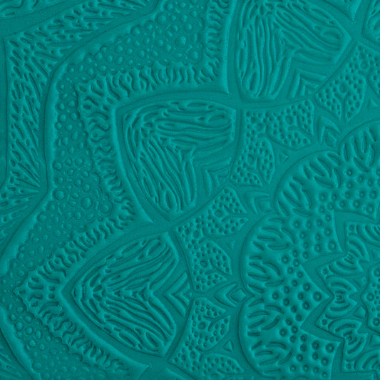 green clay sample of Pam East Texture Mat - Indian Summer Inverse