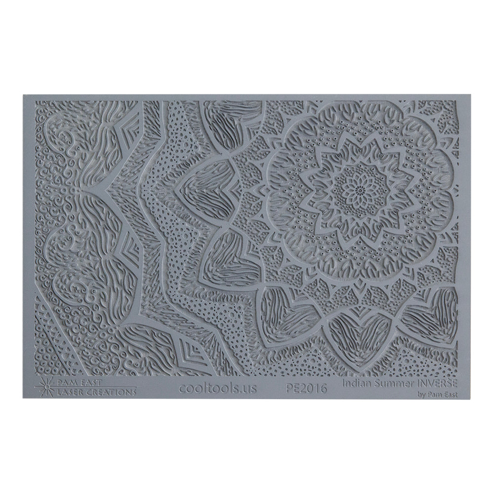 gray rubber Pam East Texture Mat - Indian Summer Inverse