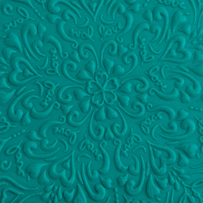 green clay sample Pam East Texture Mat - Love Blooms