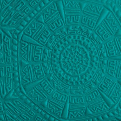 green clay sample of Pam East Texture Mat - Aztec Wonder