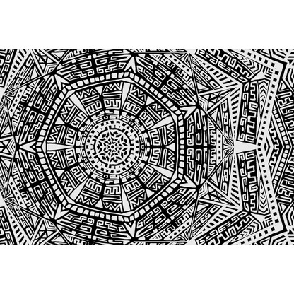 Pam East Texture Mat - Aztec Wonder Inverse graphic