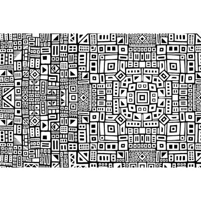 Pam East Texture Mat - Hip To Be Square Inverse graphic