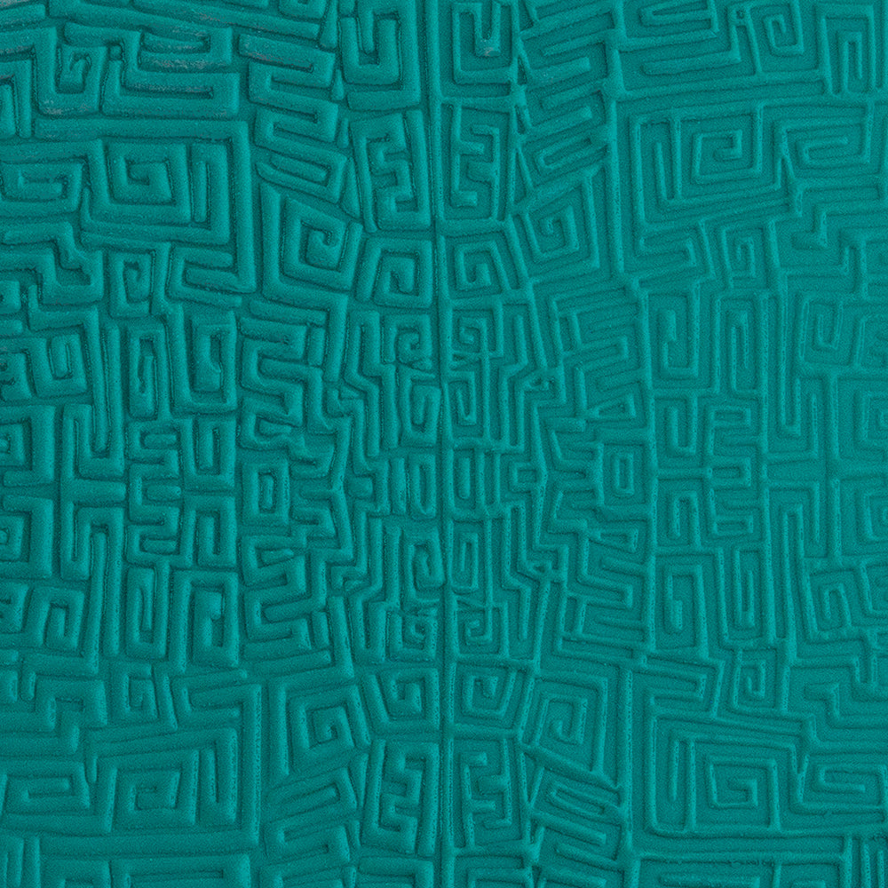 green clay sample of Pam East Texture Mat - Mazed and Confused