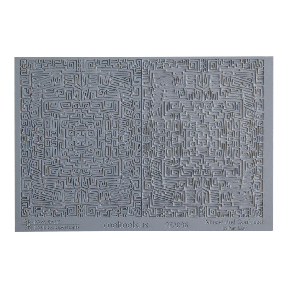 gray rubber Pam East Texture Mat - Mazed and Confused