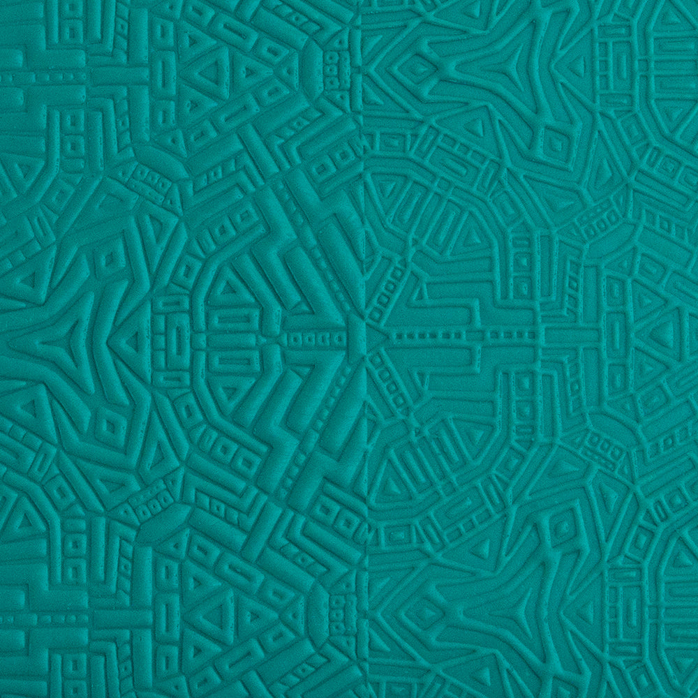 green clay sample of Pam East Texture Mat - Space Dock