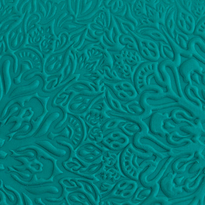 green clay sample of Pam East Texture Mat - Doily Fair