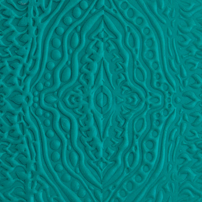 green clay sample of Pam East Texture Mat - Flaming Lotus