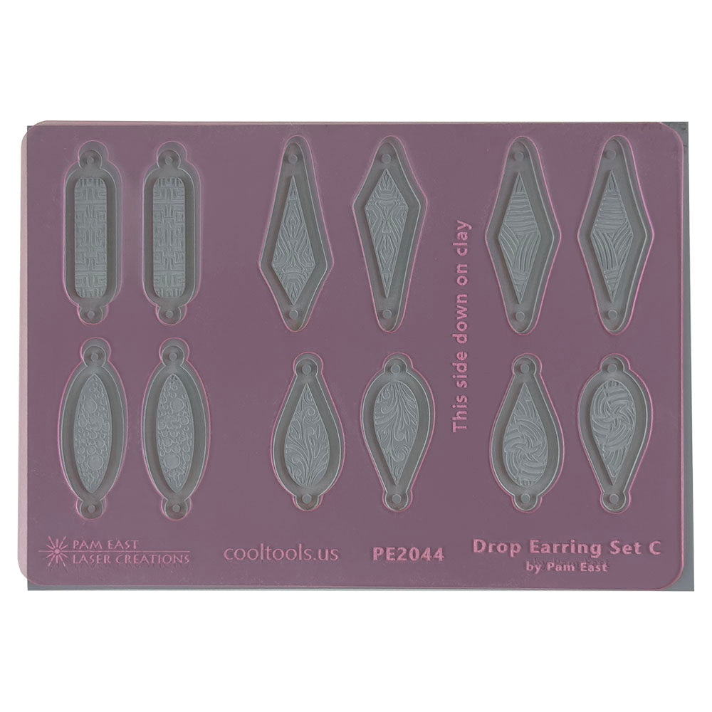 Pam East Template & Texture Set - Drop Earrings - Set C