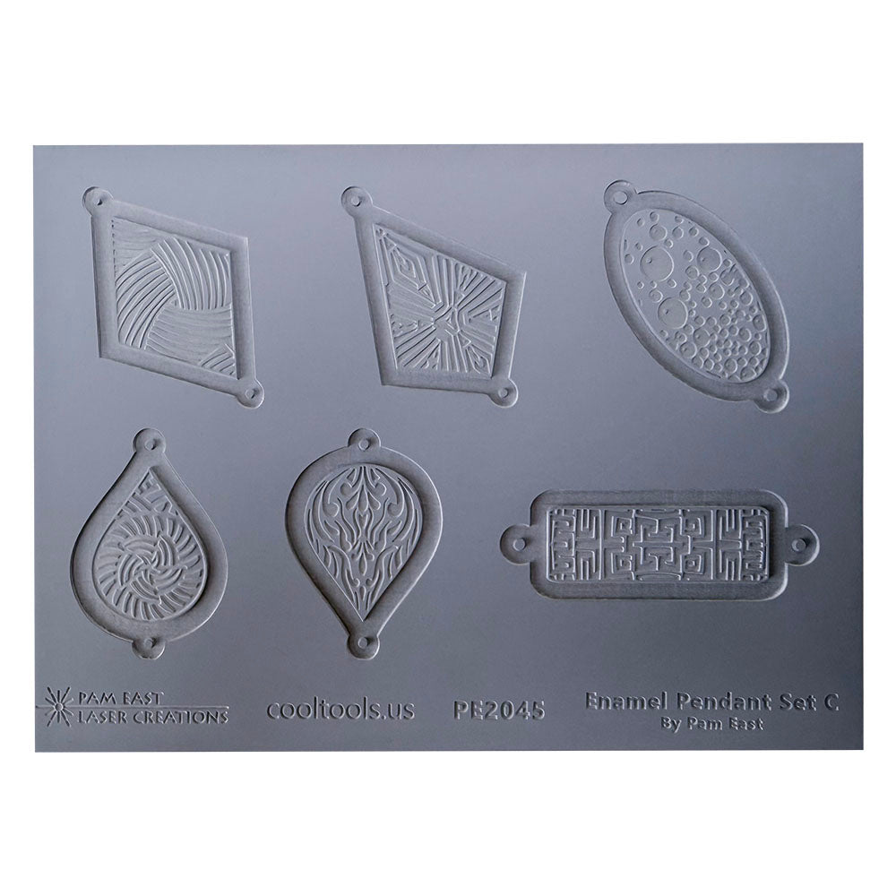 Pam East Template & Texture Set - Drop Pendants - Set C