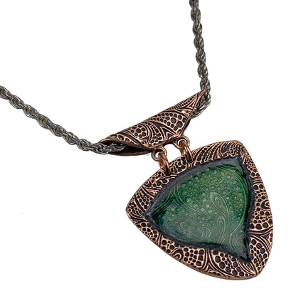 copper pendant piece using Pam East Template & Texture Set - Deep Etch 2