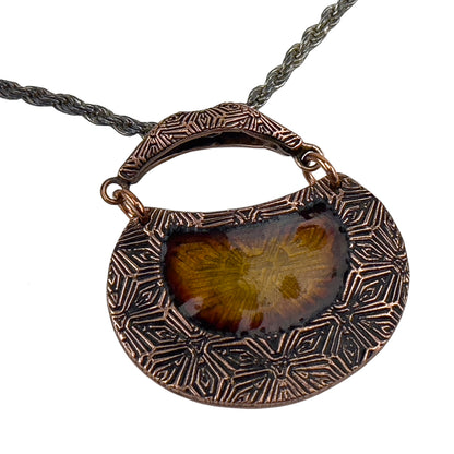 copper pendant piece using Pam East Template & Texture Set - Deep Etch 2