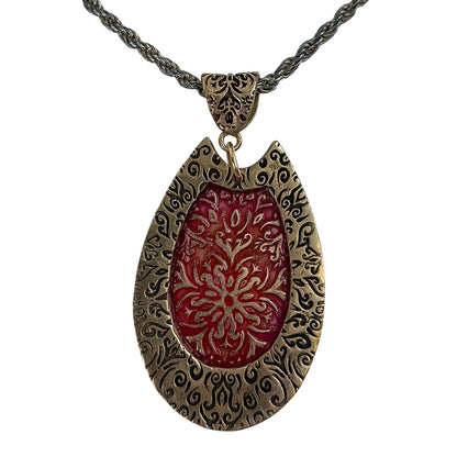 bronze pendent piece using Pam East Template & Texture Set - Deep Etch 3