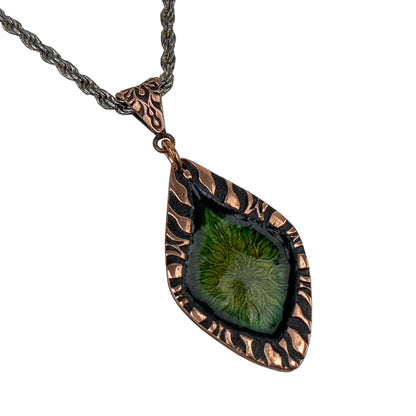 copper pendant piece using Pam East Template & Texture Set - Deep Etch 4
