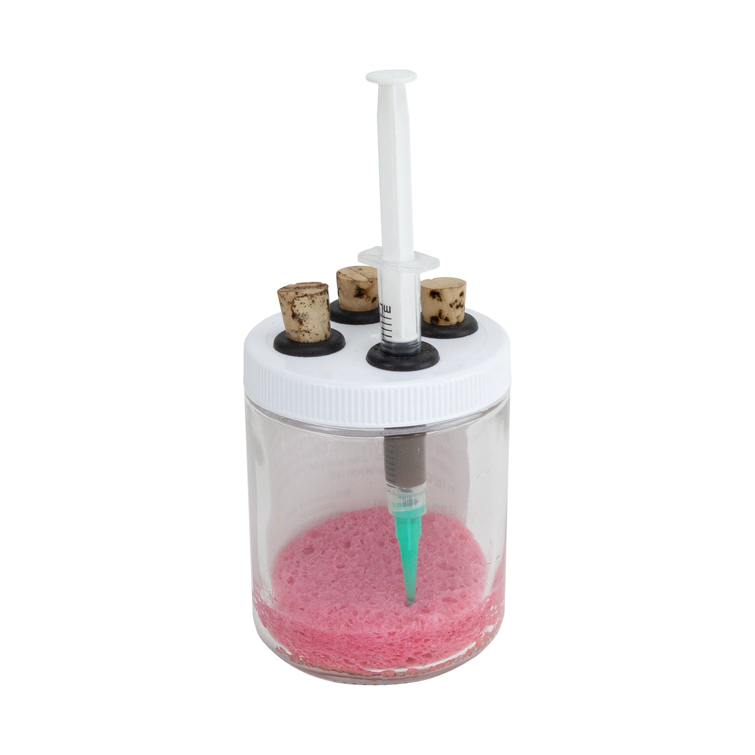 Pam East Syringe Saver™ with syringe
