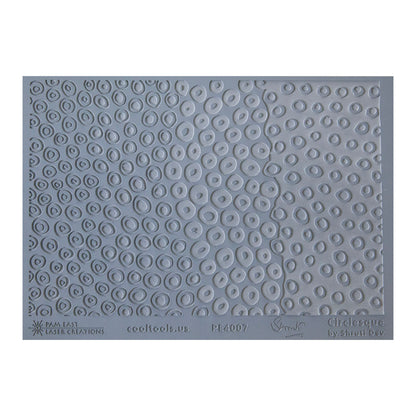 gray rubber Shruti Dev Texture Mat - Circlesque
