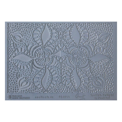 gray rubber Shruti Dev Texture Mat - Turkish Delight