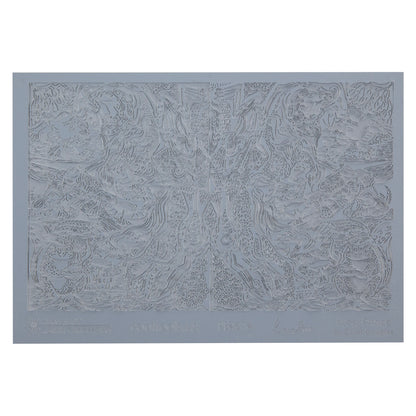 gray rubber Carol Douglas Texture Mat - Frog Prince