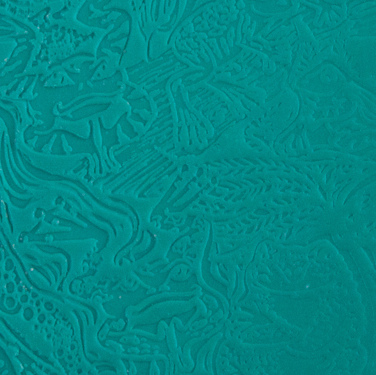 Carol Douglas Texture Mat - Frog Prince sample in green clay