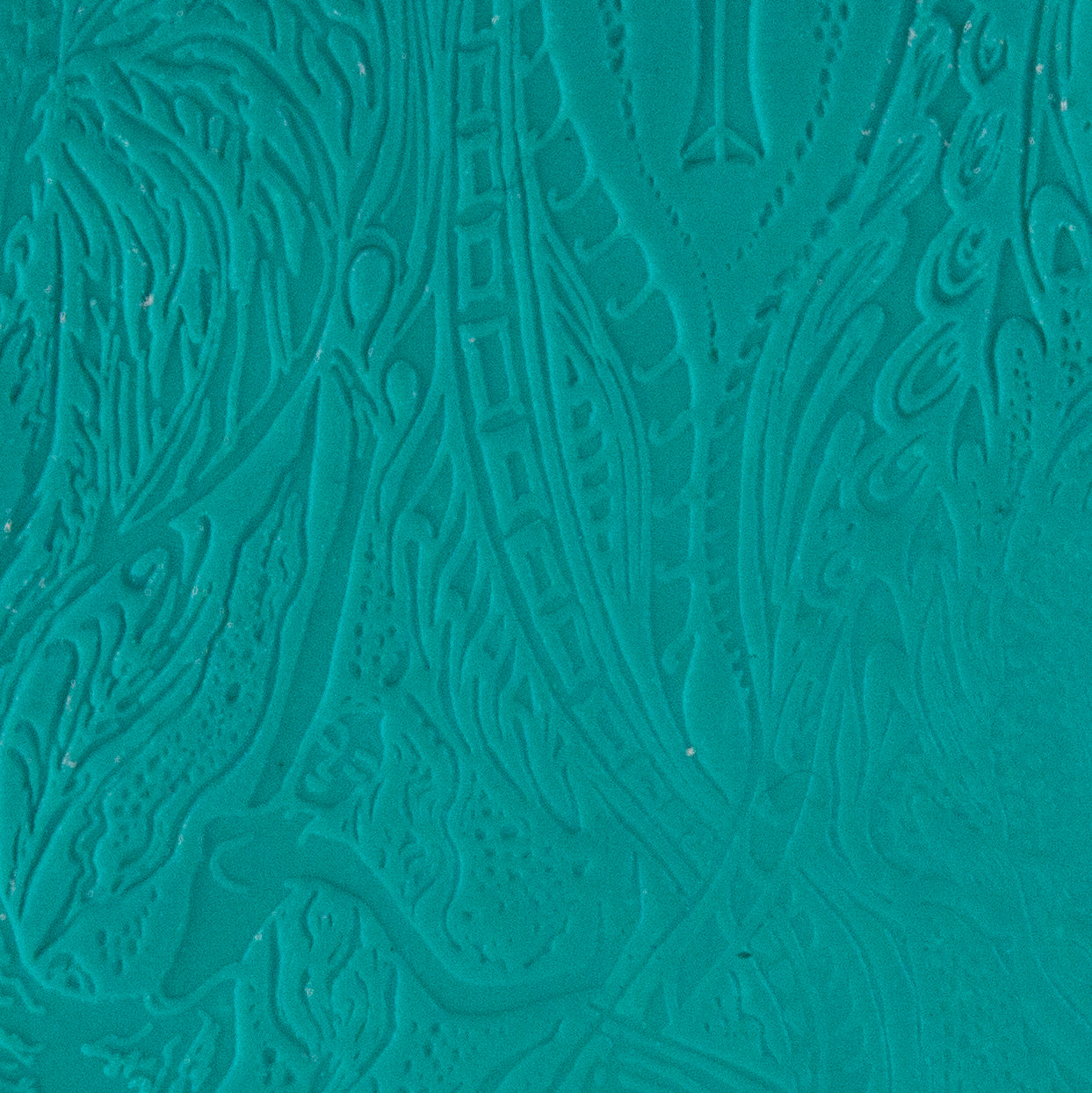 Carol Douglas Texture Mat - Sea Dragons sample in green clay