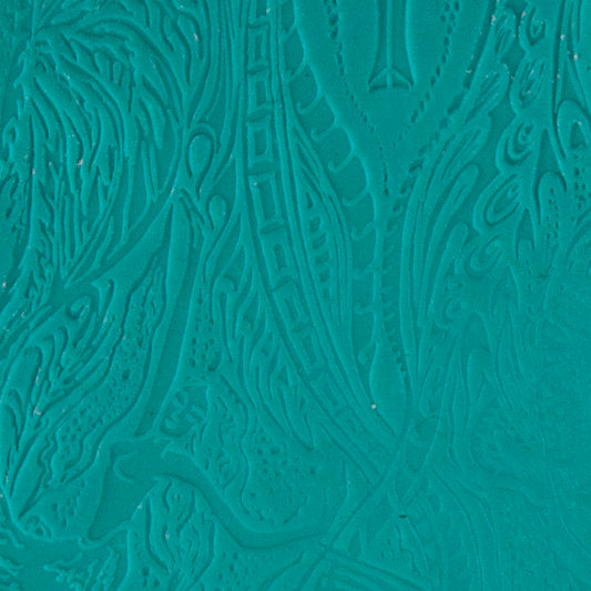 Carol Douglas Texture Mat - Sea Dragons sample in green clay