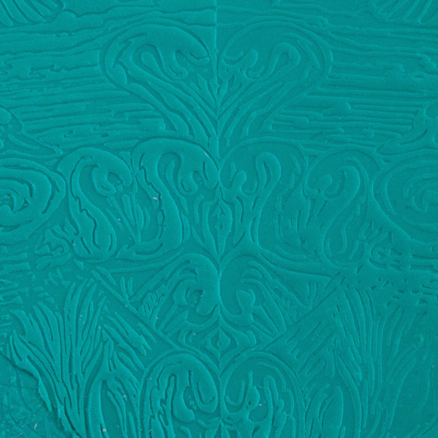 Carol Douglas Texture Mat - Swans sample in green clay