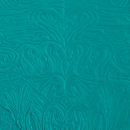 Carol Douglas Texture Mat - Swans sample in green clay