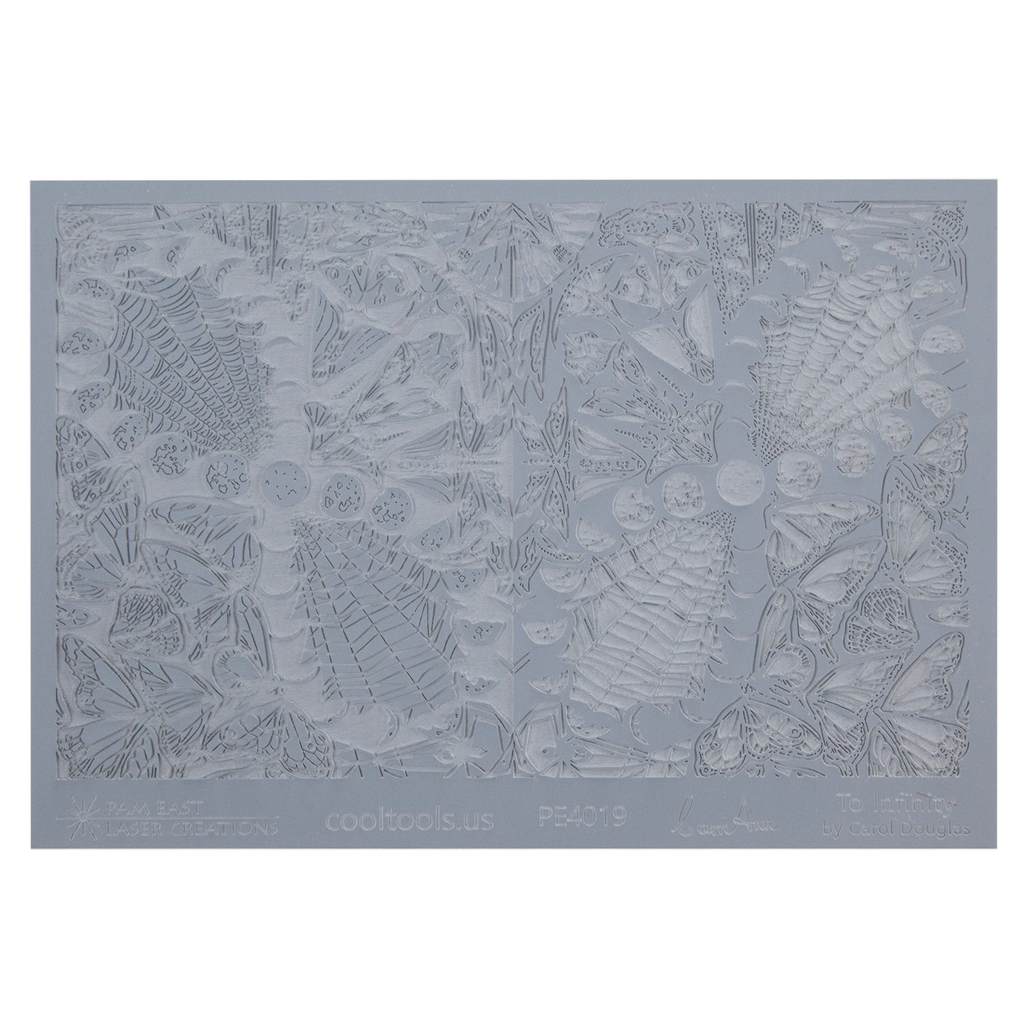 gray rubber Carol Douglas Texture Mat - To Infinity
