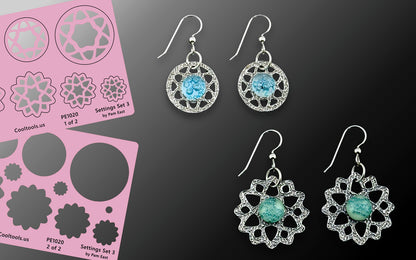 Pam East Template - Glass Setting Set 3 - Cool Tools