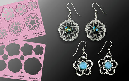 Pam East Template - Glass Setting Set 7 - Cool Tools