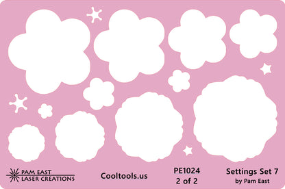 Pam East Template - Glass Setting Set 7 - Cool Tools