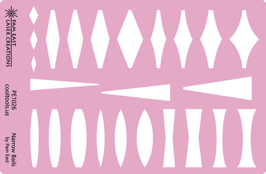 Pam East Template - Narrow Bails - Cool Tools