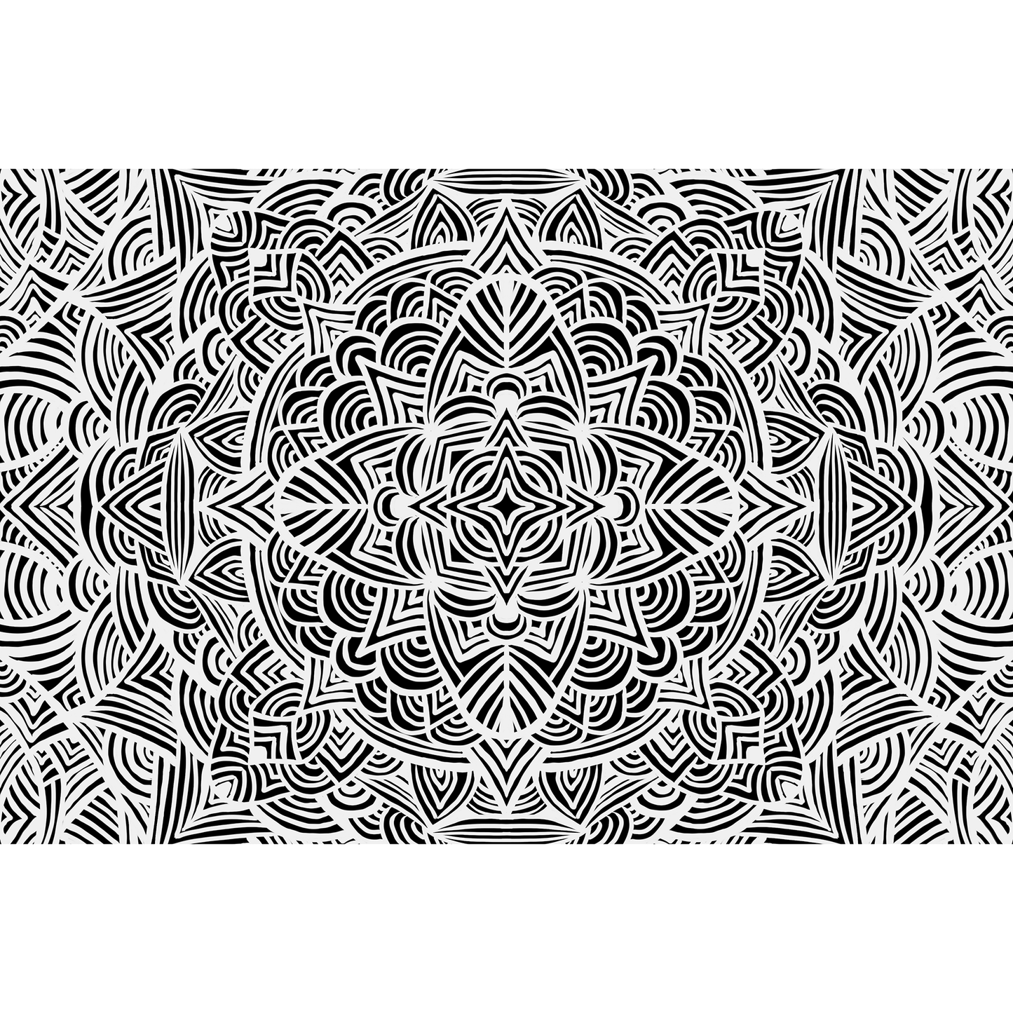 Pam East Texture Mat - Kaleidoscope Weave Inverse graphic