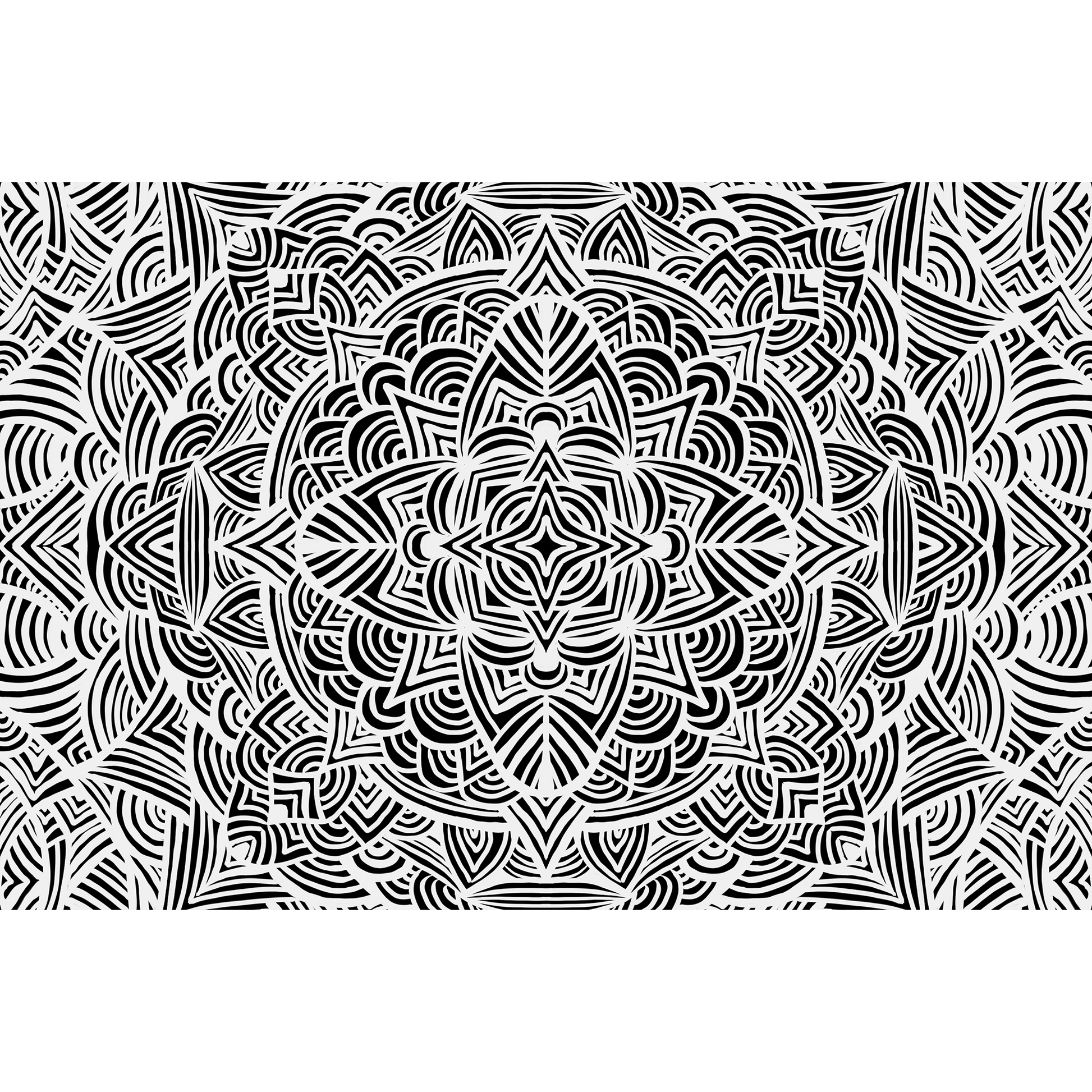 Pam East Texture Mat - Kaleidoscope Weave Inverse graphic