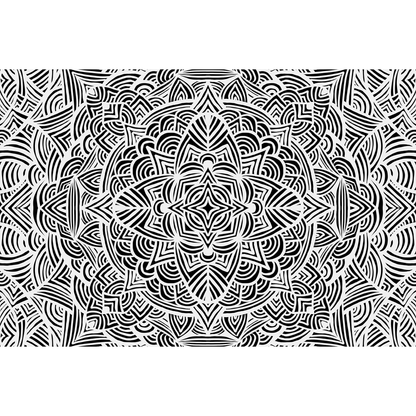 Pam East Texture Mat - Kaleidoscope Weave Inverse graphic