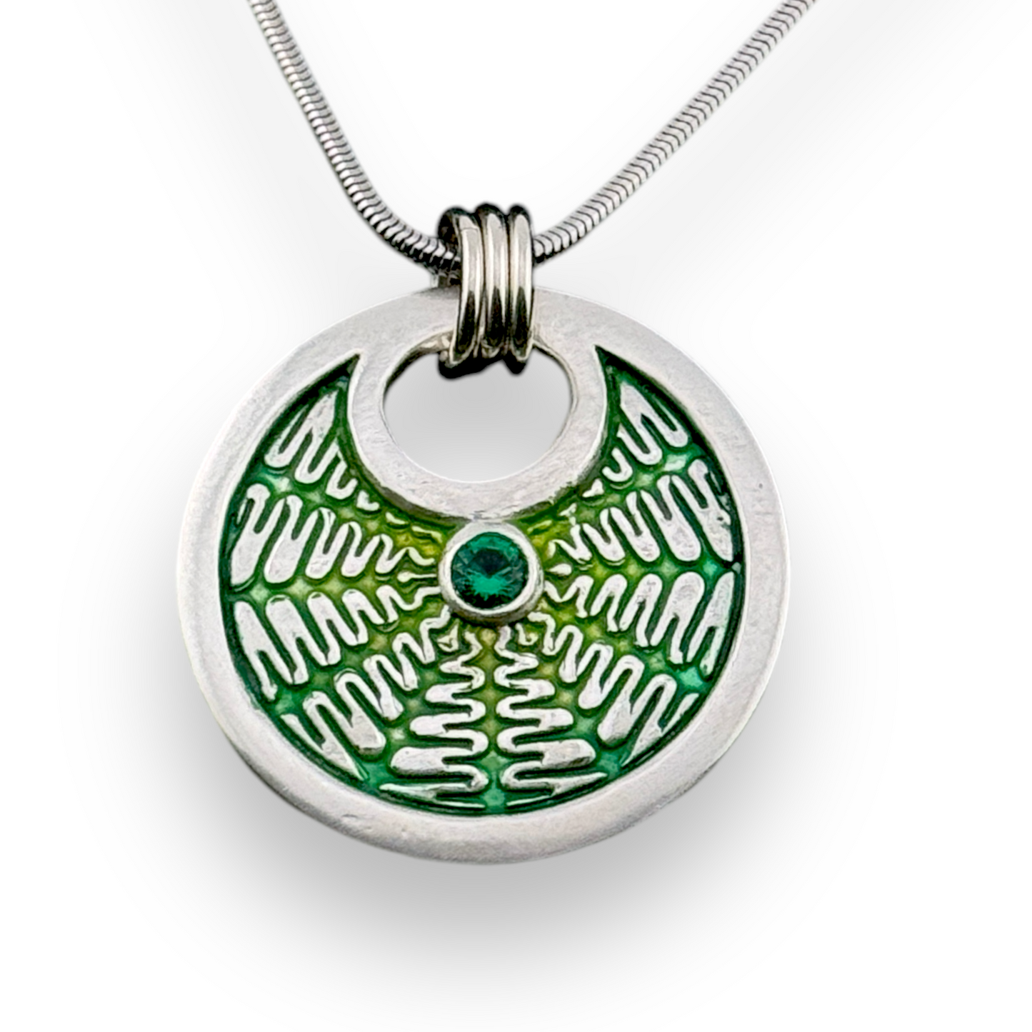 enameled silver pendant sample of Pam East Template & Texture Set - Small Pendants - Set A