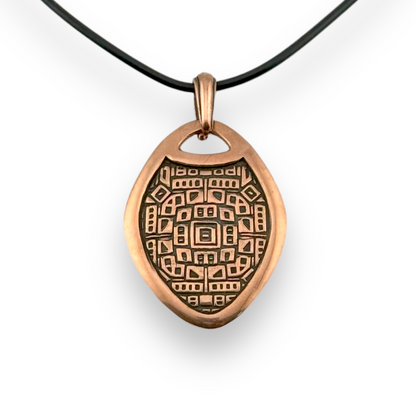 copper pendant sample of Pam East Template & Texture Set - Large Pendants - Set B