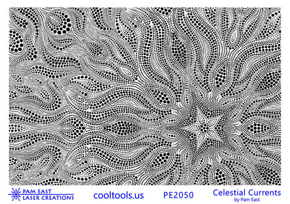 Pam East Texture Mat - Celestial Currents