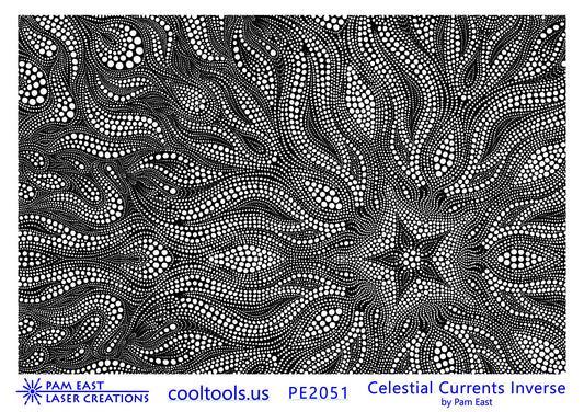 Pam East Texture Mat - Celestial Currents Inverse
